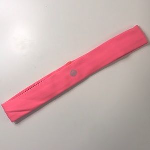Lululemon skinny bright pink headband